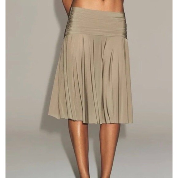 SKIMS Milky Sheer Midi Skirt XS Truffle NWT - Picture 6 of 7